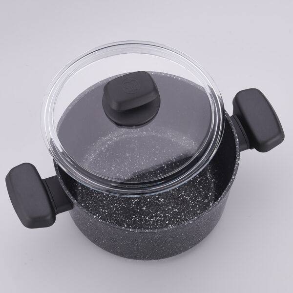 قابلمه 20*10.5 سانتیمتر 3.0 لیتر مشکی اورنلا کرکماز 1341 - تصویر 2