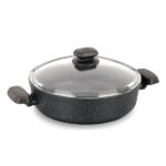 قابلمه کوتاه 26*7 سانتیمتر 3.5 لیتر مشکی اورنلا کرکماز 1344