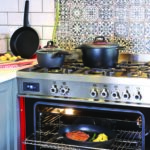 قابلمه نچسب 24*12 سانتیمتر 5.0 لیتر مشکی گستو پلاس کرکماز 1352 - تصویر 2