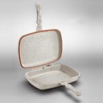 تابه دوطرفه نچسب 34*25*8 سانتیمتر بژ دوپلو کرکماز 1469-1 - تصویر 2