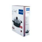 قابلمه کوتاه 24*6.5 سانتیمتر 2.5 لیتر مشکی اورنلا کرکماز 1843 - تصویر 2