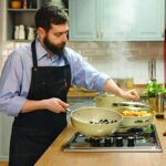 قابلمه کوتاه نچسب 24*4.5 سانتیمتر 2.5 لیتر بژ گرانیتا کرکماز 1854 - تصویر 3