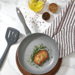 تابه 22*4.5 سانتیمتر 1.25 لیتر طوسی میا گرانیت کرکماز 2816 - تصویر 2