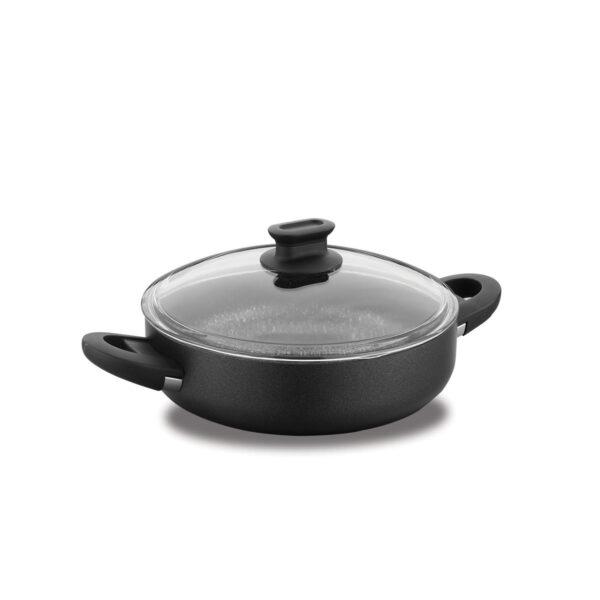 قابلمه کوتاه 26*7.5 سانتیمتر 3.5 لیتر مشکی لینا کرکماز 2878 - تصویر 1