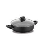 قابلمه کوتاه 28*7.5 سانتیمتر 4.5 لیتر مشکی لینا کرکماز 2879