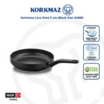 تابه تک دسته 24*4.7 سانتیمتر 1.5 لیتر مشکی لینا کرکماز 2883 - تصویر 2