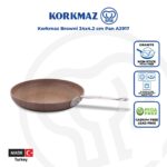 تابه 24*4.2 سانتیمتر 1.5 لیتر قهوه ای برونی کرکماز 2917 - تصویر 2