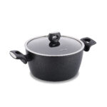 قابلمه نچسب 20*9.8 سانتیمتر 3.0 لیتر مشکی نورا کرکماز 2940