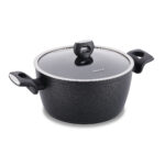 قابلمه نچسب 28*13.7 سانتیمتر 7.2 لیتر مشکی نورا کرکماز 2942