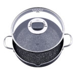 قابلمه کوتاه گالاکسی 24*7.0 سانتیمتر مشکی کرکماز 2953