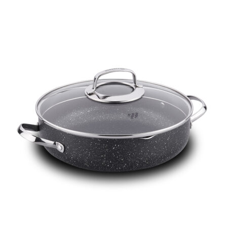 قابلمه کوتاه گالاکسی 24*7.0 سانتیمتر مشکی کرکماز 2953