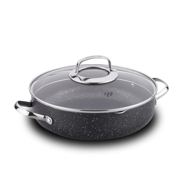 قابلمه کوتاه گالاکسی 24*7.0 سانتیمتر مشکی کرکماز 2953