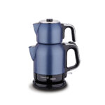 چای ساز اتوماتیک برقی 1600 وات 0.9+1.7 لیتر آبی چایتیما کرکماز 331-07 | لوازم خانگی ایران
