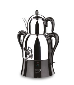 سماوربرقی 2000 وات استیل مشکی چایکولیک کرکماز 341-04