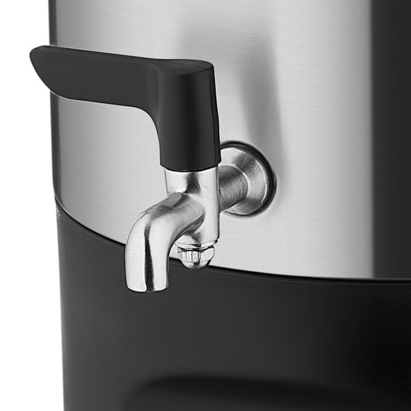 سماور برقی 2000 وات 2.0 + 5.0 لیتر استیل مات چای شف کرکماز 841