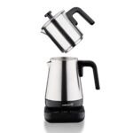 چای ساز اتوماتیک برقی 1600 وات 0.9+1.3 لیتر استیل مات مدرنا کرکماز 850-01 | لوازم خانگی ایران