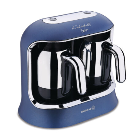 قهوه ساز ترک دو قلو برقی 400 وات آبی قهوه کولیک کرکماز 861-03