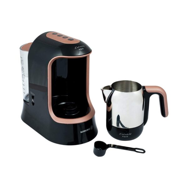 قهوه ساز ترک اتوماتیک برقی 700 وات مشکی آکوا قهوه کولیک کرکماز 862-02