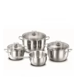 سرویس قابلمه 7 پارچه استیل مات آروما کرکماز 1094 | لوازم خانگی ایران