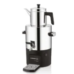 سماور برقی 2000 وات 2.0 + 5.0 لیتر استیل براق چای شف کرکماز 841-01 | لوازم خانگی ایران