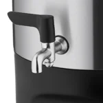 سماور برقی 2000 وات 2.0 + 5.0 لیتر استیل مات چای شف کرکماز 841 | لوازم خانگی ایران