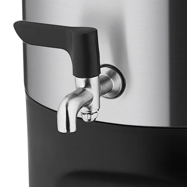 سماور برقی 2000 وات 2.0 + 5.0 لیتر استیل مات چای شف کرکماز 841 | لوازم خانگی ایران