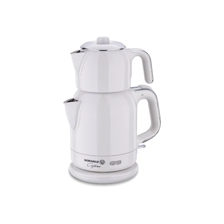 چای ساز اتوماتیک برقی 1600 وات 0.9+1.7 لیتر وانیلی چایتیما کرکماز 331-08 | لوازم خانگی ایران