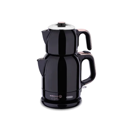 چای ساز اتوماتیک برقی 1600 وات 0.9+1.7 لیتر مشکی طلایی چایتیما کرکماز 331-09 | لوازم خانگی ایران