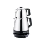 چای ساز اتوماتیک برقی 2000 وات 1.2+1.7 لیتر استیل دمیکس کرکماز 332-03 | لوازم خانگی ایران