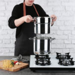 سرویس پاستاپز 20*18.0 سانتیمتر 5.6 لیتر استیل براق پرلا کرکماز 1523