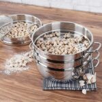 سرویس سبزیجات پز 28*8.3 سانتیمتر 5.1 لیتر استیل براق پرلا کرکماز 1524