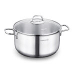 قابلمه 26*13.0 سانتیمتر 6.8 لیتر استیل براق پرلا کرکماز 1571