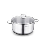 قابلمه 14*7.0 سانتیمتر 1.0 لیتر استیل براق پرلا کرکماز 1652