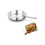 تابه 24*5.0 سانتیمتر 2.0 لیتر استیل براق پرلا کرکماز 1659