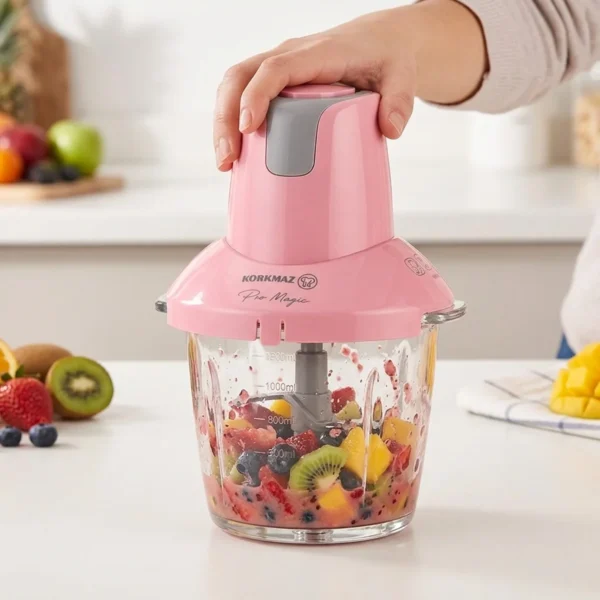 خردکن 900 وات 1250 میلی لیتر صورتی پرومجیک کرکماز 460-02 | لوازم خانگی ایران