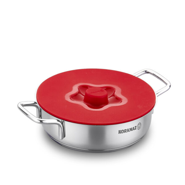 درب سیلیکونی وکیوم قابلمه 19 سانتیمتر کرکماز 589