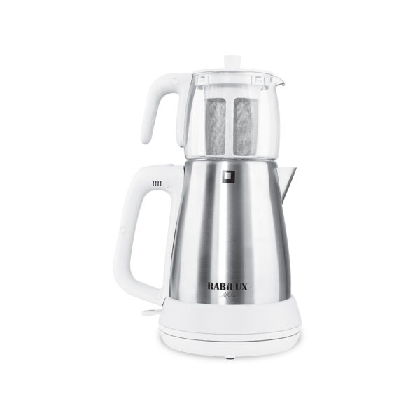 چای ساز برقی 0.7 + 1.8 لیتر استیل آلفالوکس رابیلوکس 111401