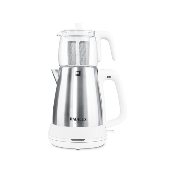 چای ساز برقی 0.7 + 1.8 لیتر استیل آلفالوکس رابیلوکس 111401