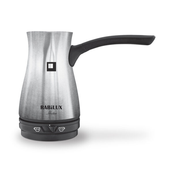 قهوه جوش برقی 800 وات 300 میلی لیتر استیل مات هستر رابیلوکس 111700