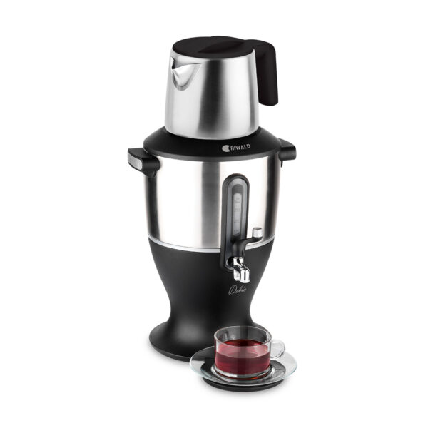 سماور برقی 2000 وات 1.2 + 3.0 لیتر استیل مات دابیو ریوالد 800209