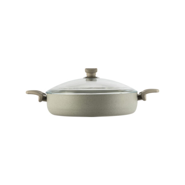 قابلمه کوتاه نچسب 26*6 سانتی متر3 لیتر بژ یورک ریوالد 650311-06