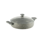 قابلمه کوتاه نچسب 26*6.5 سانتی متر 2.6 لیتر طوسی یورک ریوالد 6504126-0114 | لوازم خانگی ایران