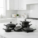 سرویس قابلمه گرانیت 11 پارچه مشکی یورک ریوالد 650100-01 | لوازم خانگی ایران