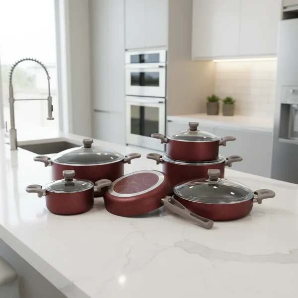 سرویس قابلمه گرانیت 11 پارچه رزبری یورک ریوالد 650100-02 | لوازم خانگی ایران