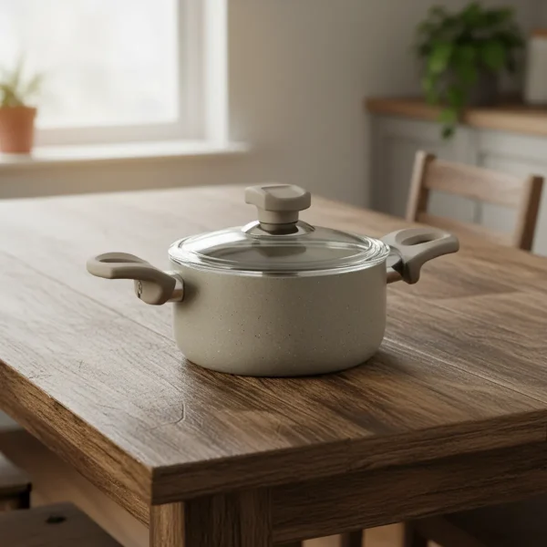 قابلمه نچسب 20*9.5 سانتی متر 2.7 لیتر بژ یورک ریوالد 6503120-0106 | لوازم خانگی ایران