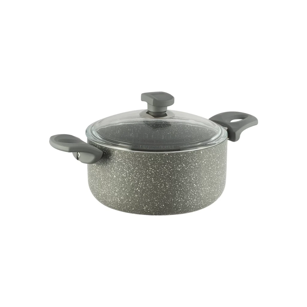 قابلمه نچسب 22*10.5 سانتی متر 3.7 لیتر طوسی یورک ریوالد 6503122-0114 | لوازم خانگی ایران