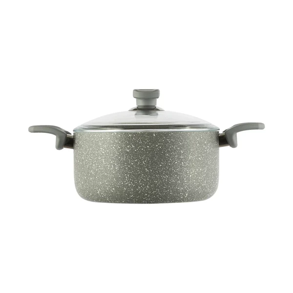 قابلمه نچسب 24*11.5 سانتی متر 4.8 لیتر طوسی یورک ریوالد 6503124-0114 | لوازم خانگی ایران