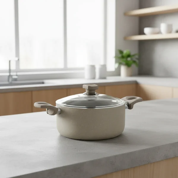 قابلمه نچسب 26*12.5 سانتی متر 6.1 لیتر بژ یورک ریوالد 6503126-0106 | لوازم خانگی ایران