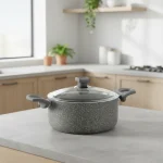 قابلمه نچسب 26*12.5 سانتی متر 6.1 لیتر طوسی یورک ریوالد 6503126-0114 | لوازم خانگی ایران