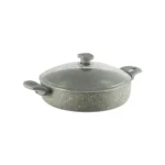 قابلمه کوتاه نچسب 26*6.5 سانتی متر 2.6 لیتر طوسی یورک ریوالد 6504126-0114 | لوازم خانگی ایران